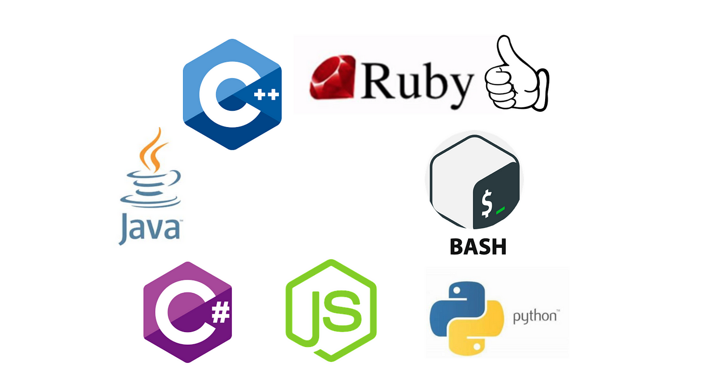 Java, Python, JavaScript, C#, Ruby, and More